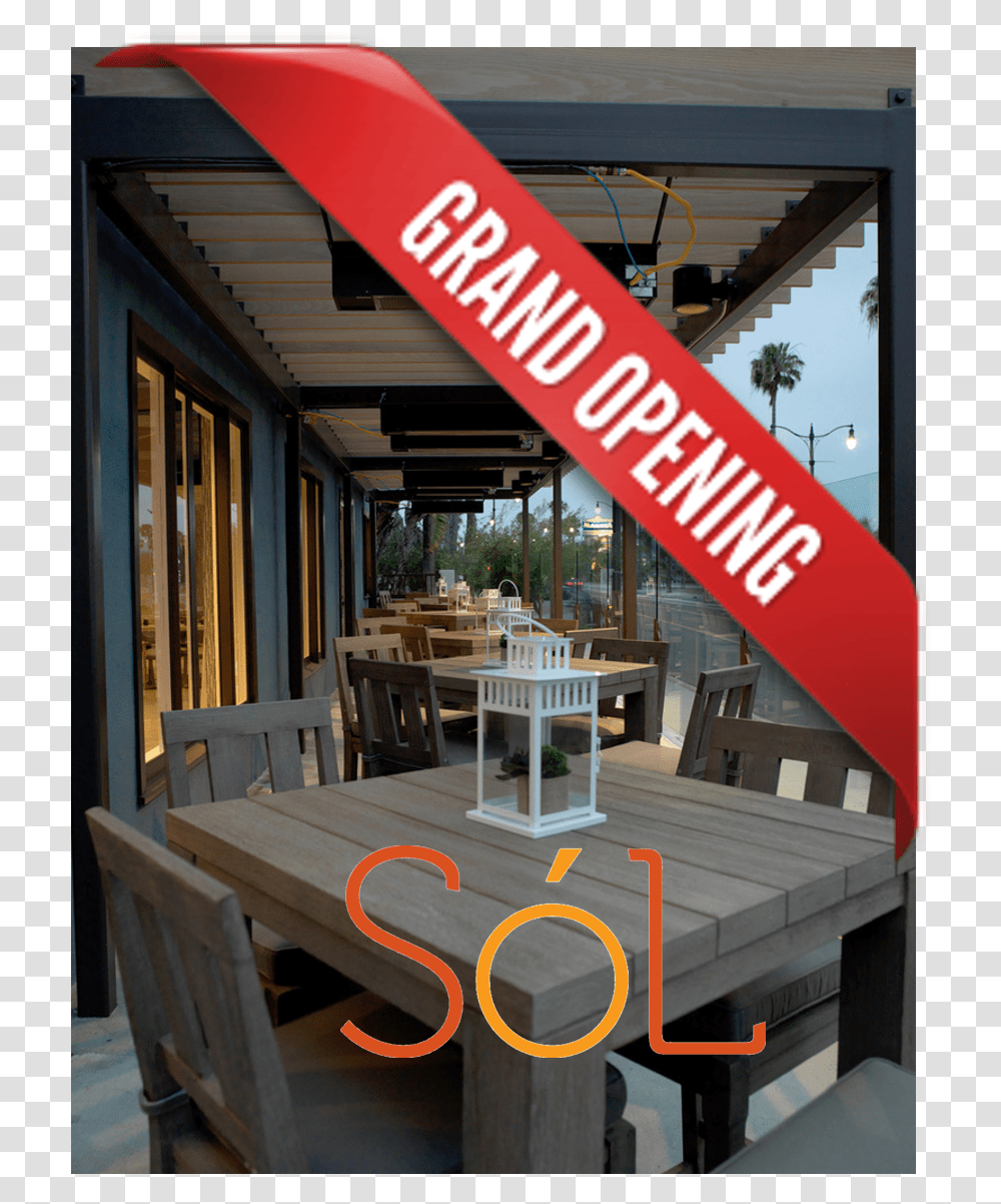 Grand Opening, Restaurant, Wood, Chair, Furniture Transparent Png