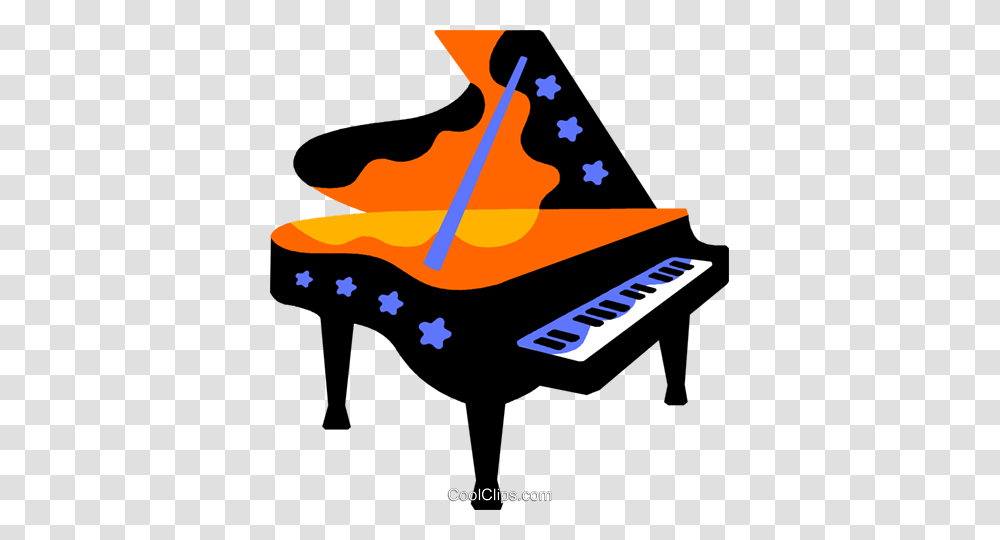Grand Piano Royalty Free Vector Clip Art Illustration, Leisure Activities, Musical Instrument, Horse, Mammal Transparent Png
