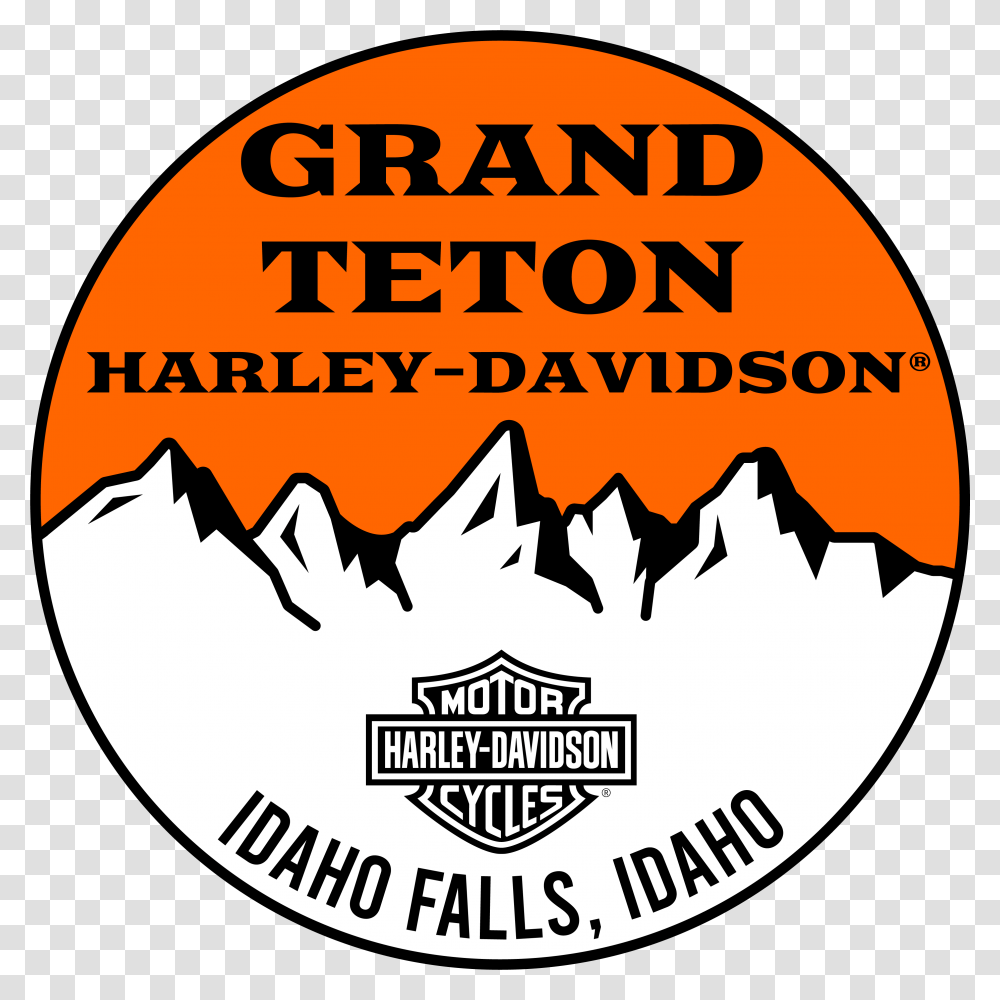 Grand Teton Harley Davidson, Label, Poster, Advertisement Transparent Png