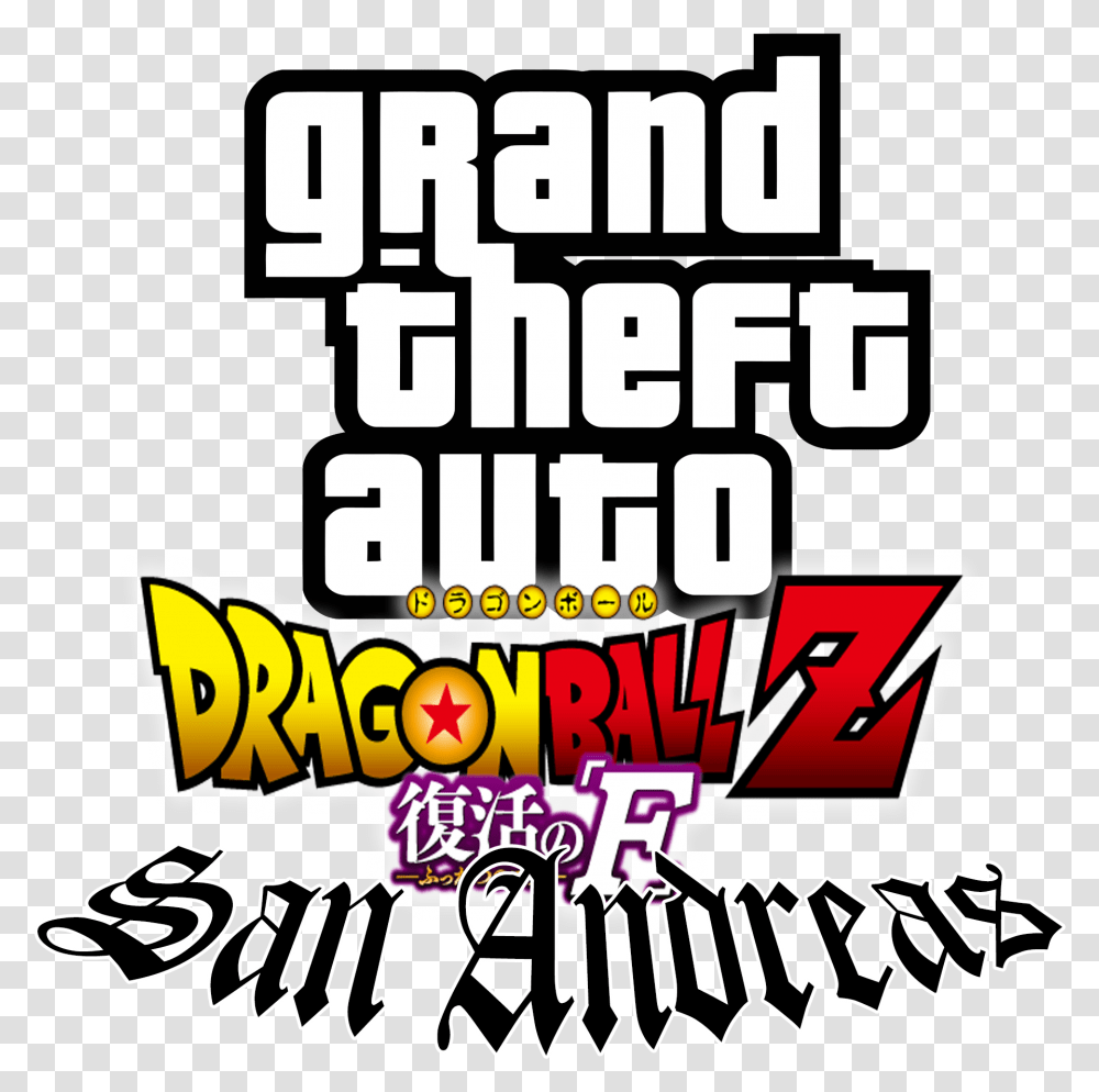 Grand Theft Auto Dragon Ball Super, Label, Sticker Transparent Png