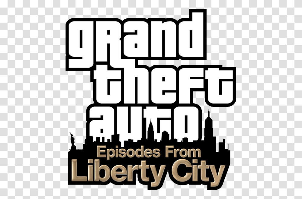 Grand Theft Auto Episodes From Liberty City Logo, Poster, Advertisement Transparent Png