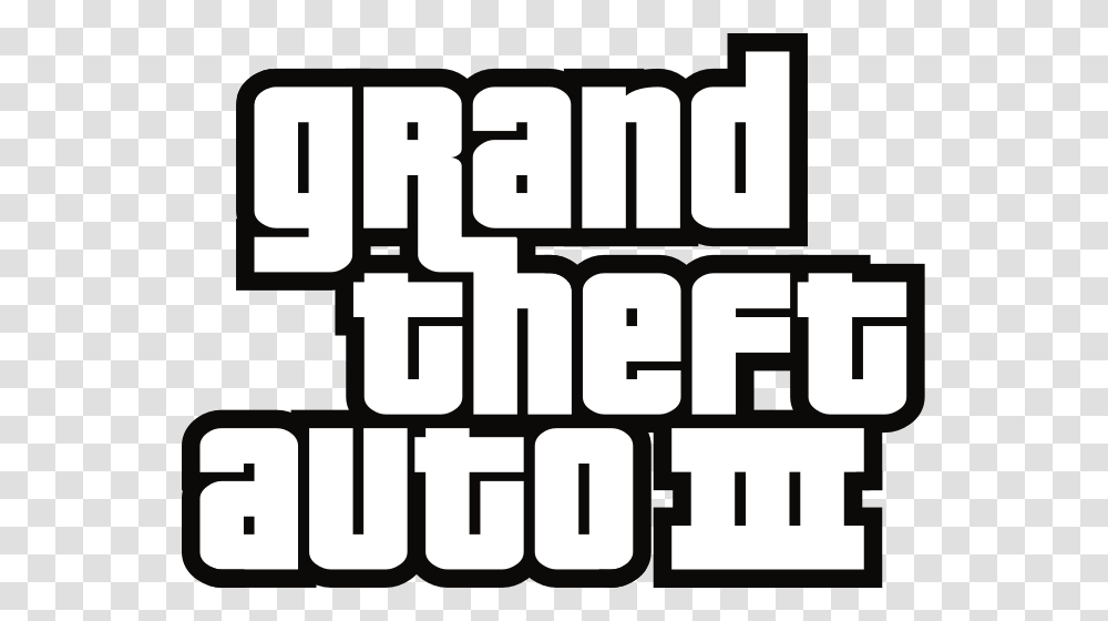 Grand Theft Auto Iii Logo Grand Theft Auto 3 Logo, Scoreboard, Label, Stencil Transparent Png
