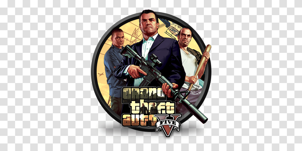 Grand Theft Auto V Cd Keys Keygen Gta 5 Icone Grand Theft Auto V, Person, Human, People, Soldier Transparent Png