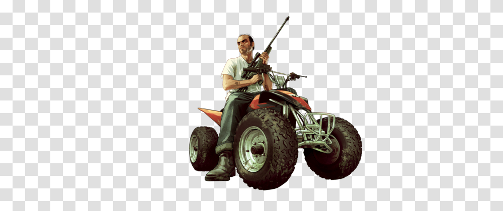 Grand Theft Auto V Clipart, Person, Motorcycle, Vehicle, Transportation Transparent Png