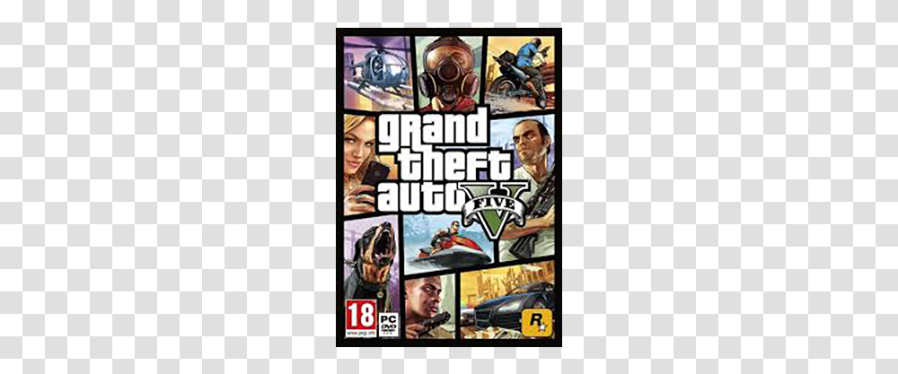 Grand Theft Auto V Image Gta V Dvd Pc Game, Person, Human, Flyer, Poster Transparent Png