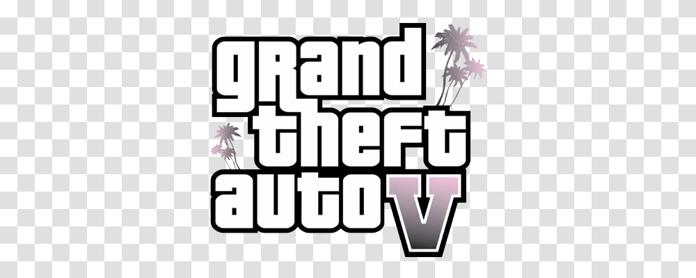 Grand Theft Auto V Logo Grand Theft Auto V, Scoreboard, Stencil Transparent Png