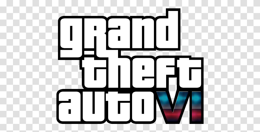 Grand Theft Auto Vi Image Logo De Gta, Text, Scoreboard, Label, Beach Transparent Png