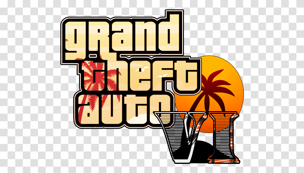 Grand Theft Auto Vi Picture Grand Theft Auto Vice City Logo Transparent Png