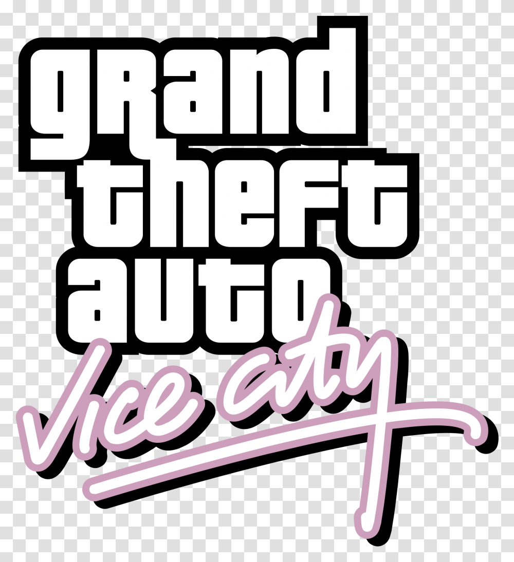 Grand Theft Auto Vice City Logo Vice City Logo Vector, Text Transparent Png