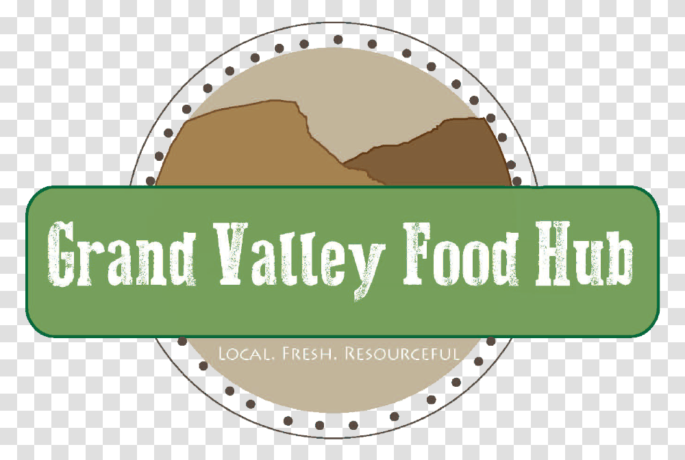 Grand Valley Food Hub Logo Label, Building, Word, Astronomy Transparent Png