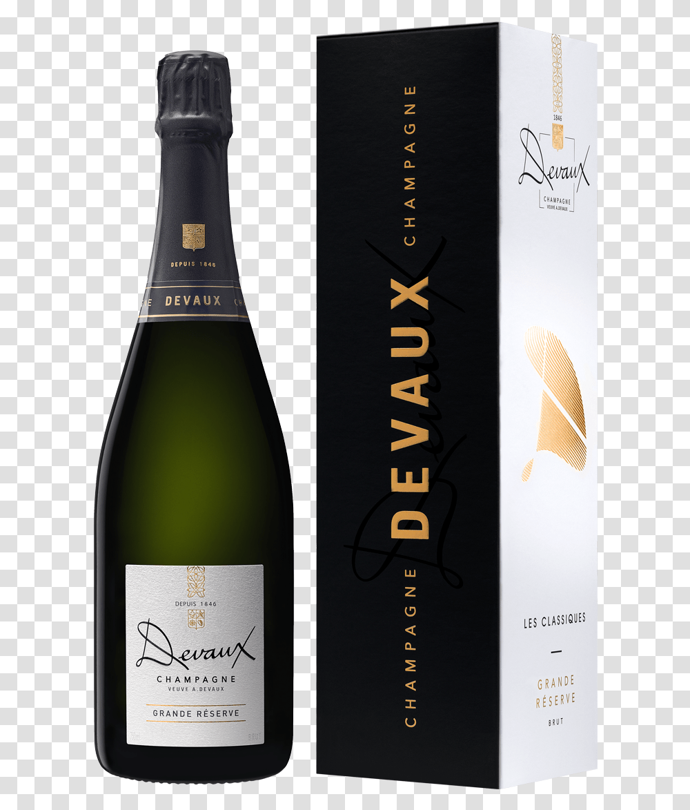 Grande Rserve Champagne Devaux, Bottle, Alcohol, Beverage, Drink Transparent Png