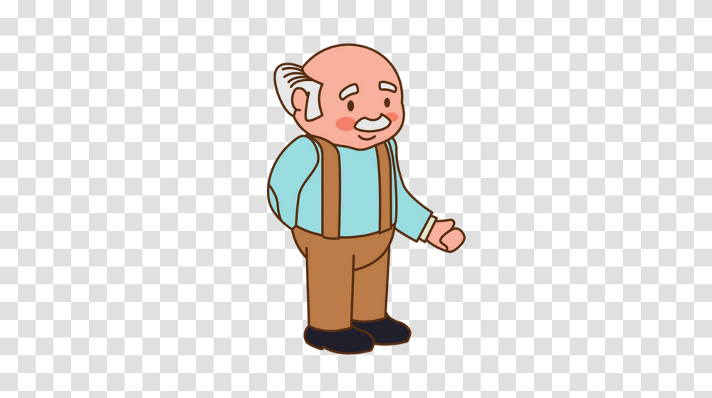 Grandfather Clipart, Face, Kneeling, Reading, Drawing Transparent Png