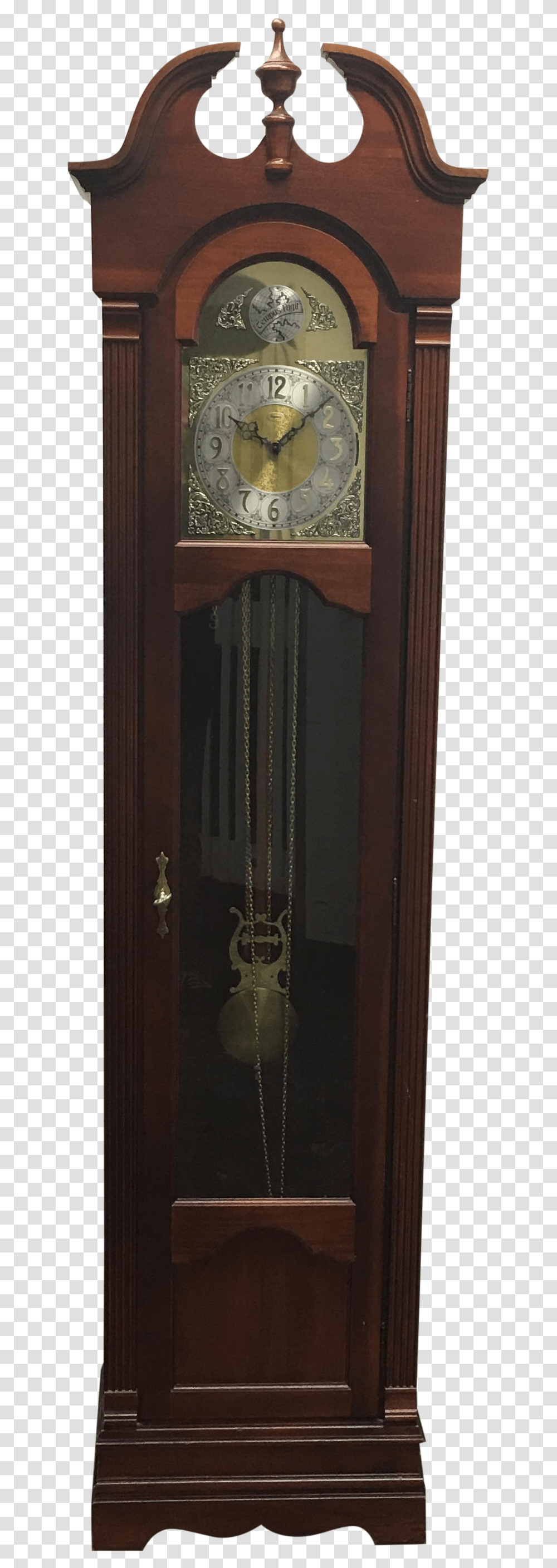 Grandfather Clock Ridgeway Tempus Fugit Grandfather Clock, Furniture, Door, Analog Clock, Cabinet Transparent Png