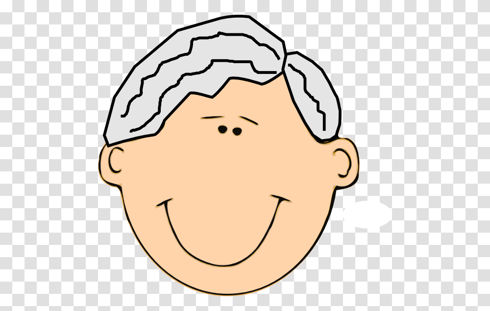 Grandfather Smiling Clip Art, Face, Food, Head, Dough Transparent Png
