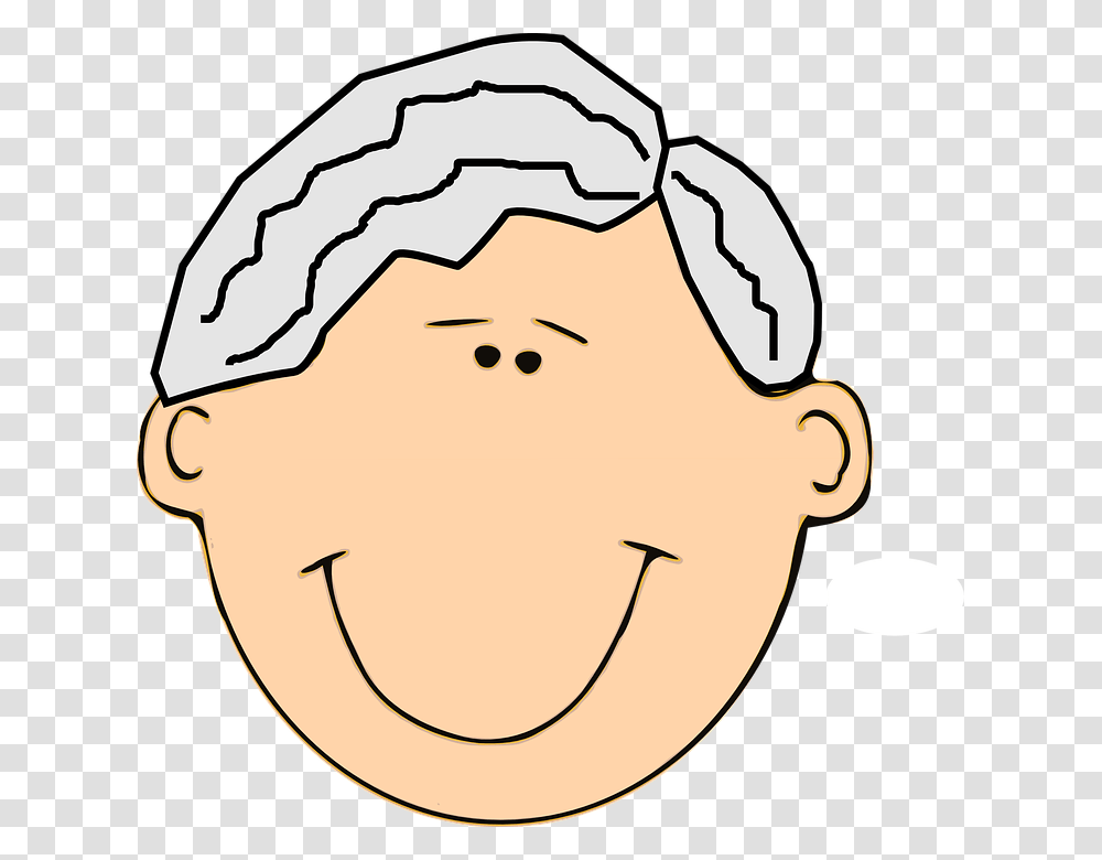 Grandfather Smiling Clip Art, Food, Head, Dough Transparent Png
