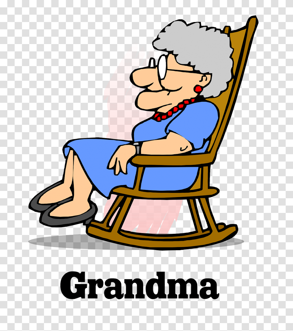 Бабушка мультяшка