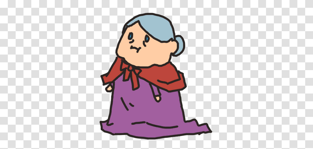 Grandma Image Cartoon Grandma No Background, Clothing, Apparel, Chef, Face Transparent Png