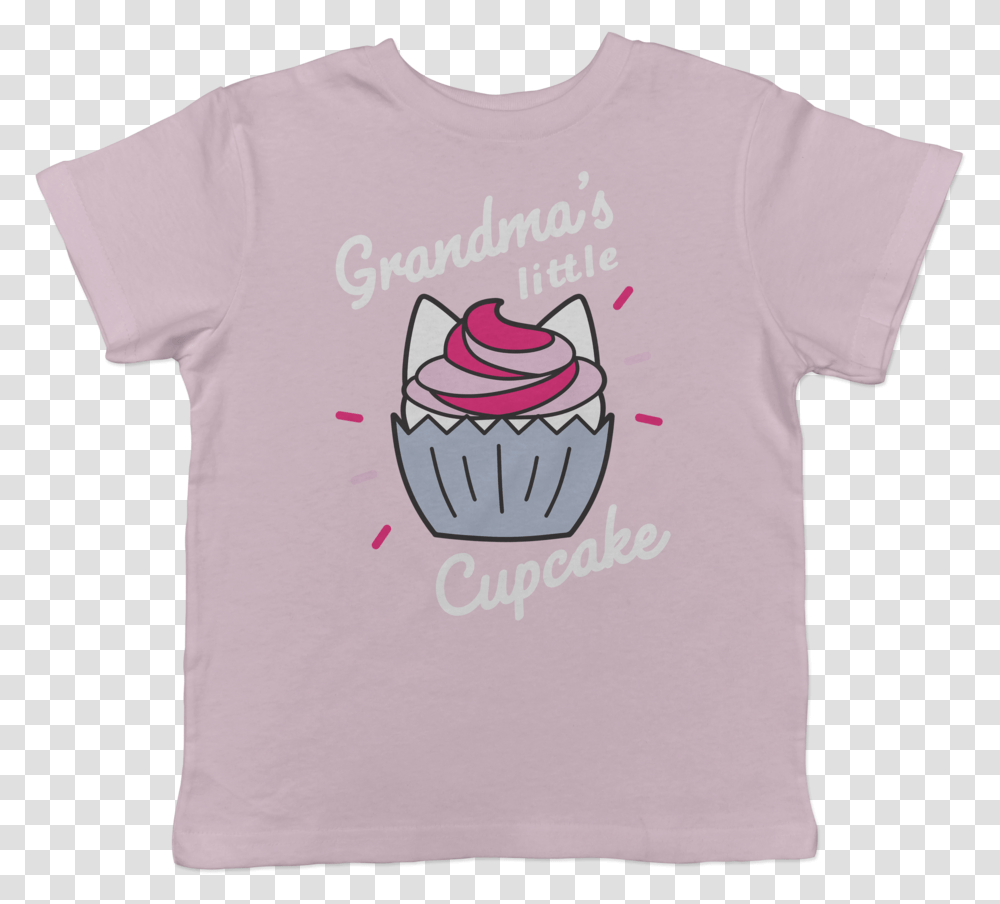 Grandma's Little Cupcake Toddler, Apparel, Cream, Dessert Transparent Png