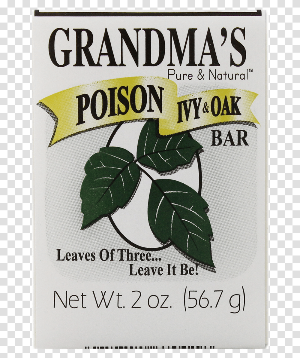 Grandma's Poison Ivy Bar, Poster, Plant, Liquor, Alcohol Transparent Png