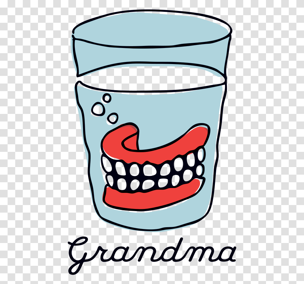 Grandma Studio Grandma, Teeth, Mouth, Lip, Bucket Transparent Png