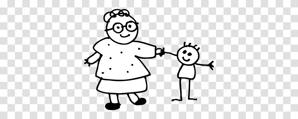 Grandmother Person, Snowman, Winter, Outdoors Transparent Png