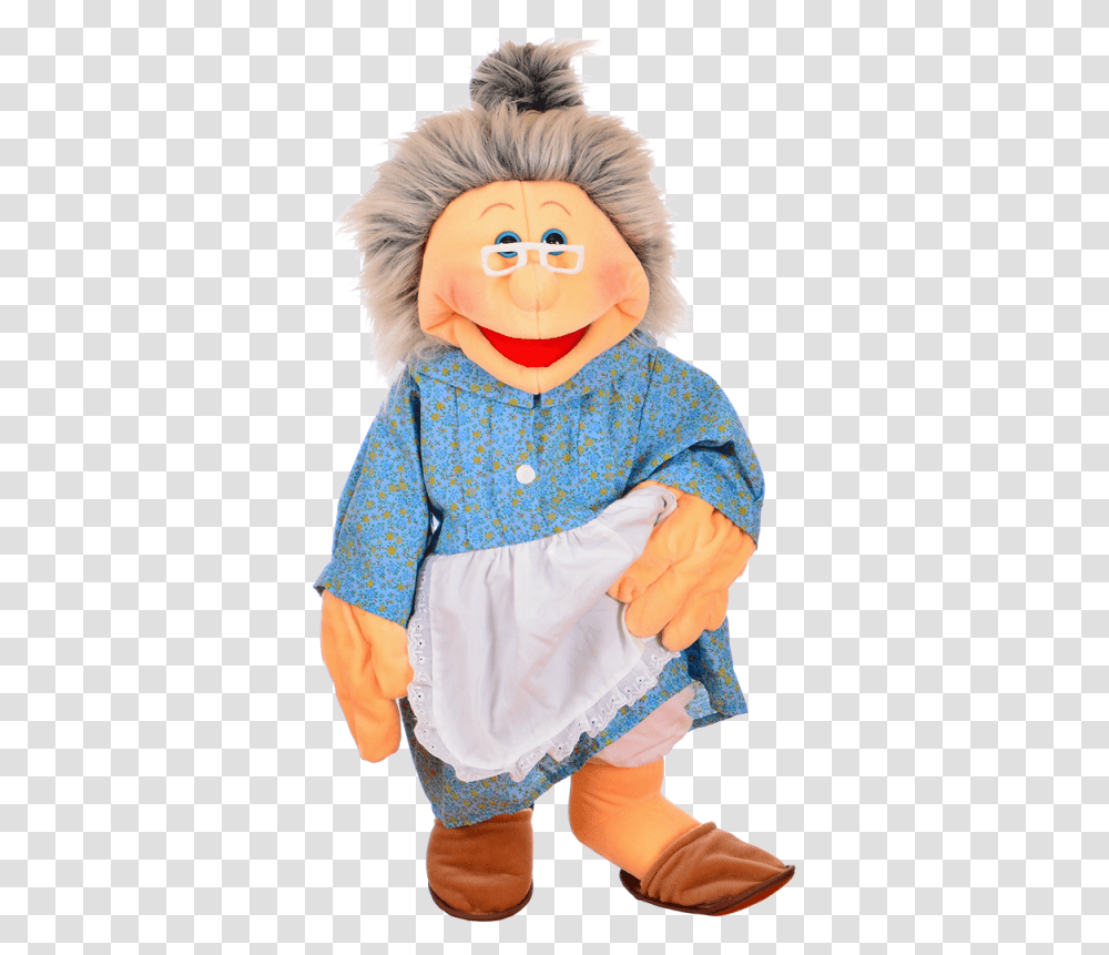 Grandmother Hand Puppet, Apparel, Doll, Toy Transparent Png