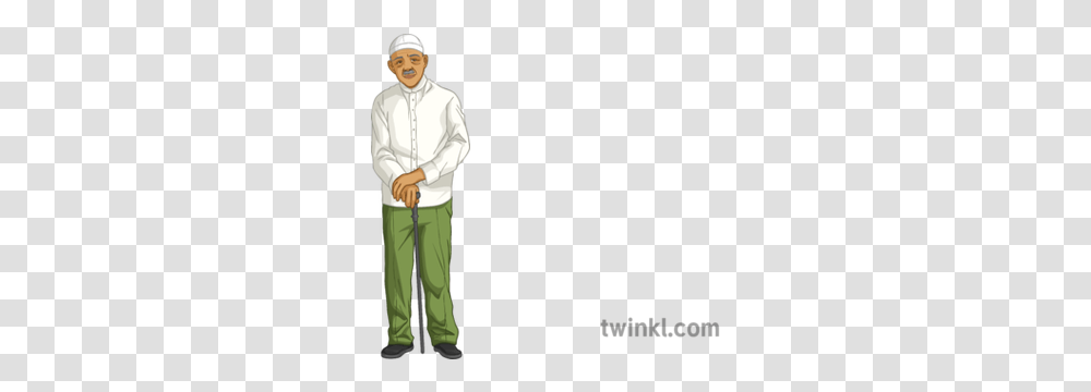 Grandpa Old Man Muslim Senior Elderly Full Length People Muslim Old Man, Person, Clothing, Outdoors, Sport Transparent Png