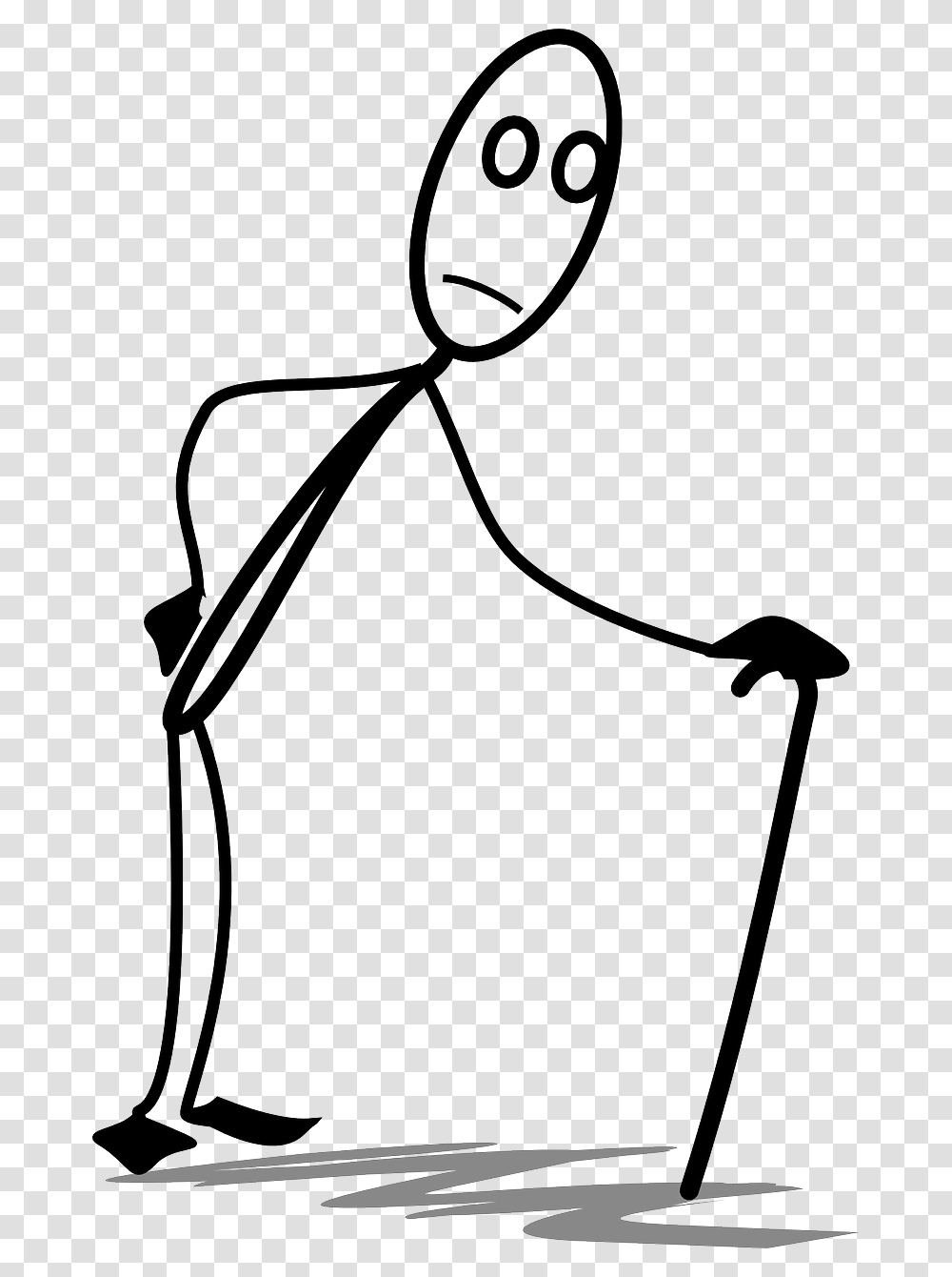 Grandpa Stick Figure Old Man, Drawing, Stencil, Lamp Transparent Png