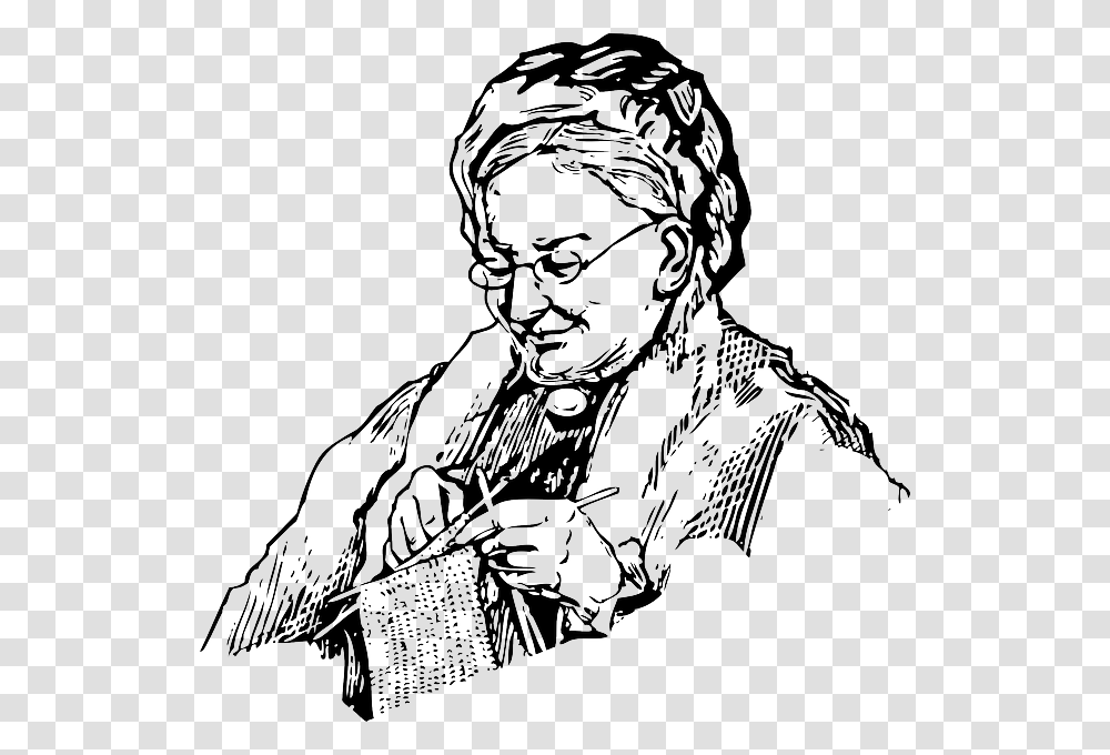 Grandparent African American Grandmother Clip Art, Drawing, Person, Head, Sketch Transparent Png