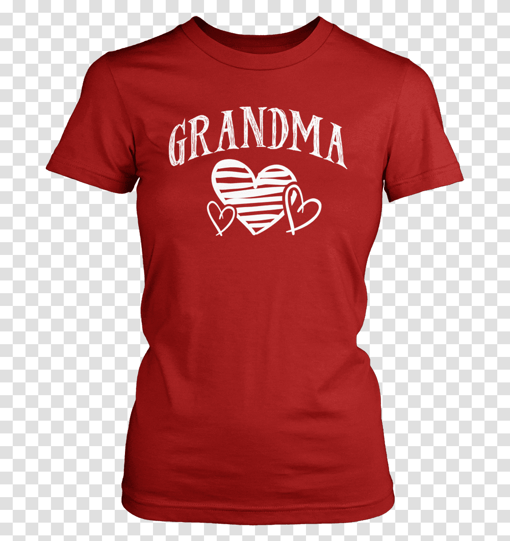 Grandparent T Shirt Design Grandma Heart Grandma Shirts Unisex, Clothing, Apparel, T-Shirt, Sleeve Transparent Png