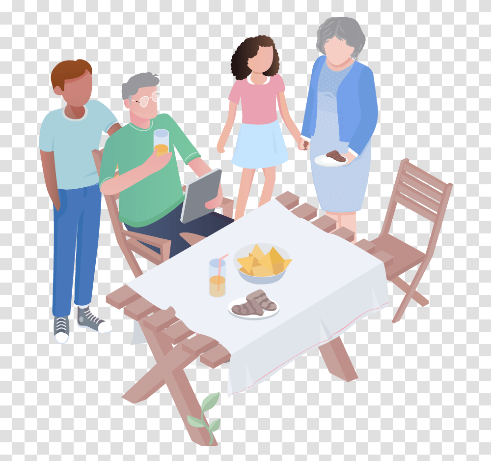 Grandparents Grandparents Sharing, Person, Chair, Furniture, People Transparent Png