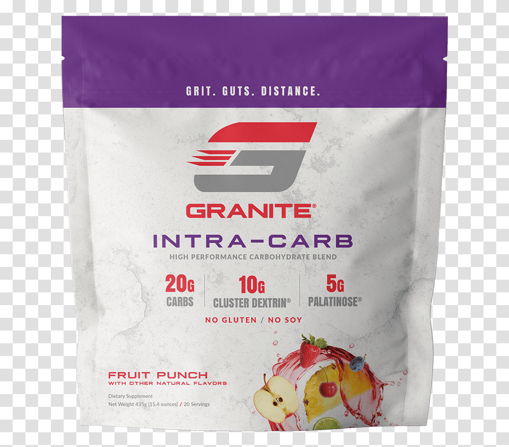 Granite Supplements Intra Carb Fruit Punch High Performance Paper, Flour, Powder, Food, Poster Transparent Png