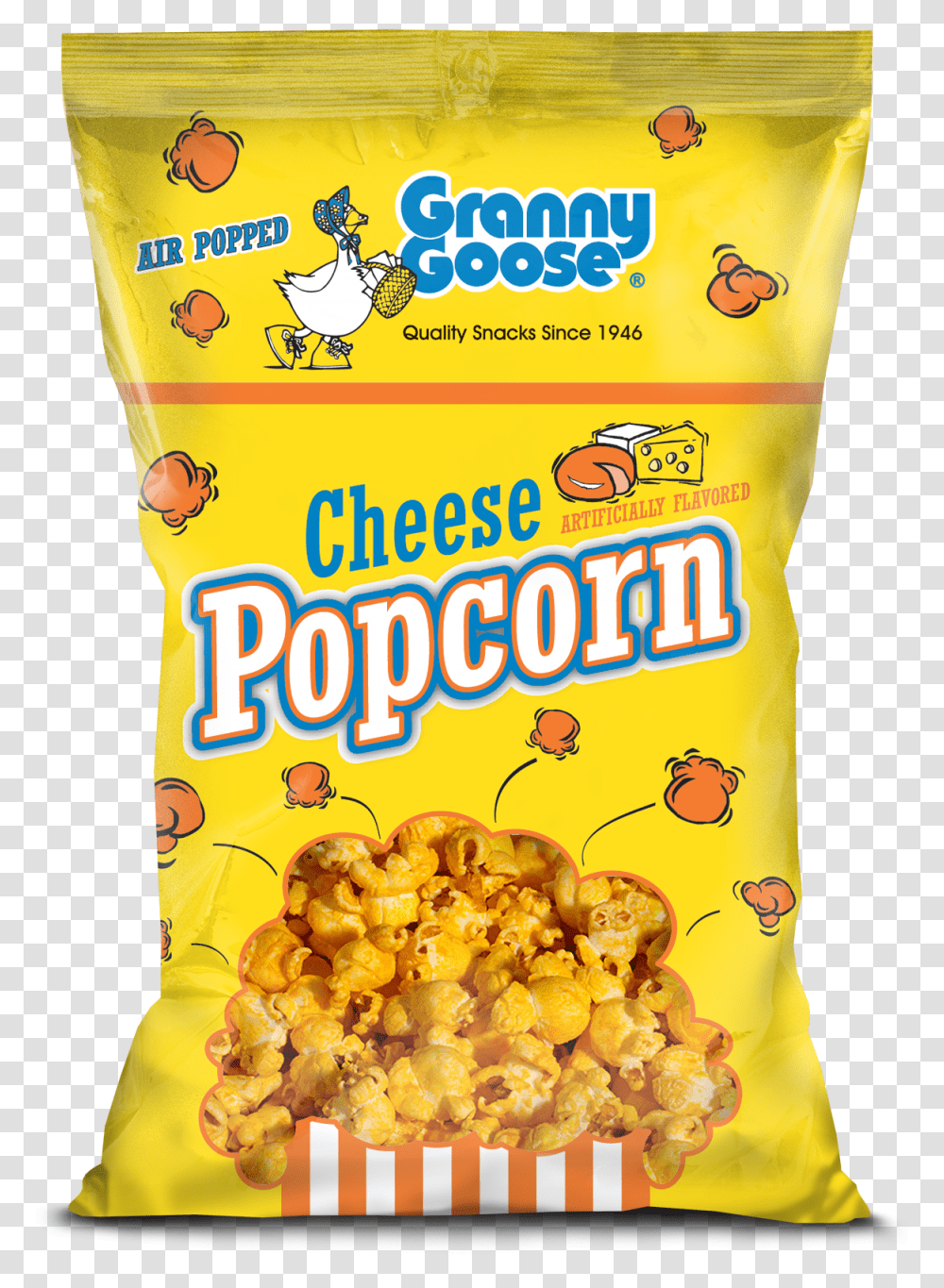 Granny Goose Potato Chips, Food, Snack, Popcorn Transparent Png