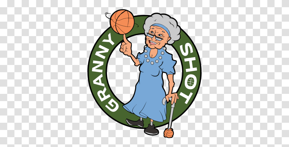 Granny Shot Granny Basketball Clip Art, Person, Human, People, Poster Transparent Png