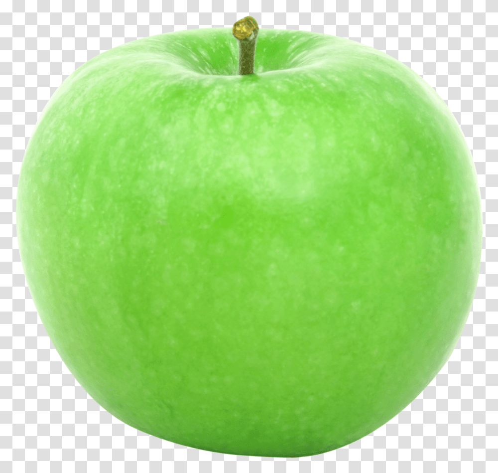 Granny Smith Apple Green Apple, Tennis Ball, Sport, Sports, Plant Transparent Png