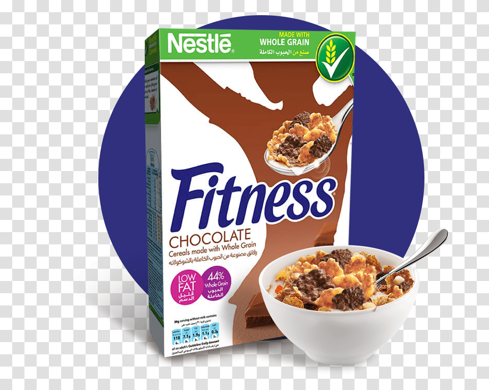 Granola Clipart Nestle Fitness Chocolate Cereal, Breakfast, Food, Oatmeal Transparent Png