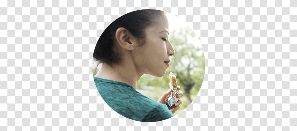 Granola Protein Bar Nzmpcom Eating, Person, Sweets, Food, Face Transparent Png