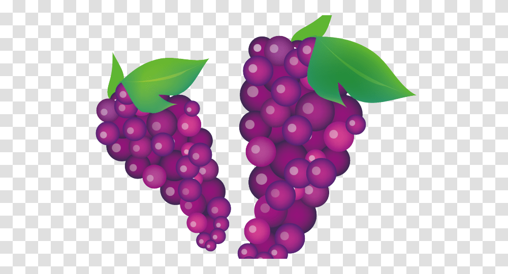 Grape Clipart Violet Grapevine Clipart, Grapes, Fruit, Plant, Food Transparent Png