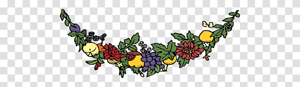 Grape Garland Cliparts, Plant, Floral Design, Pattern Transparent Png