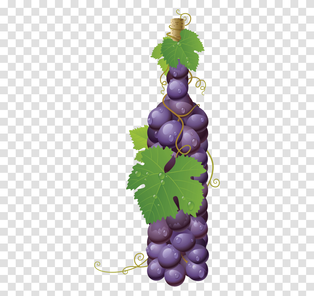 Grape ImageTitle Grapes In A Bottle, Plant, Fruit, Food, Blueberry Transparent Png