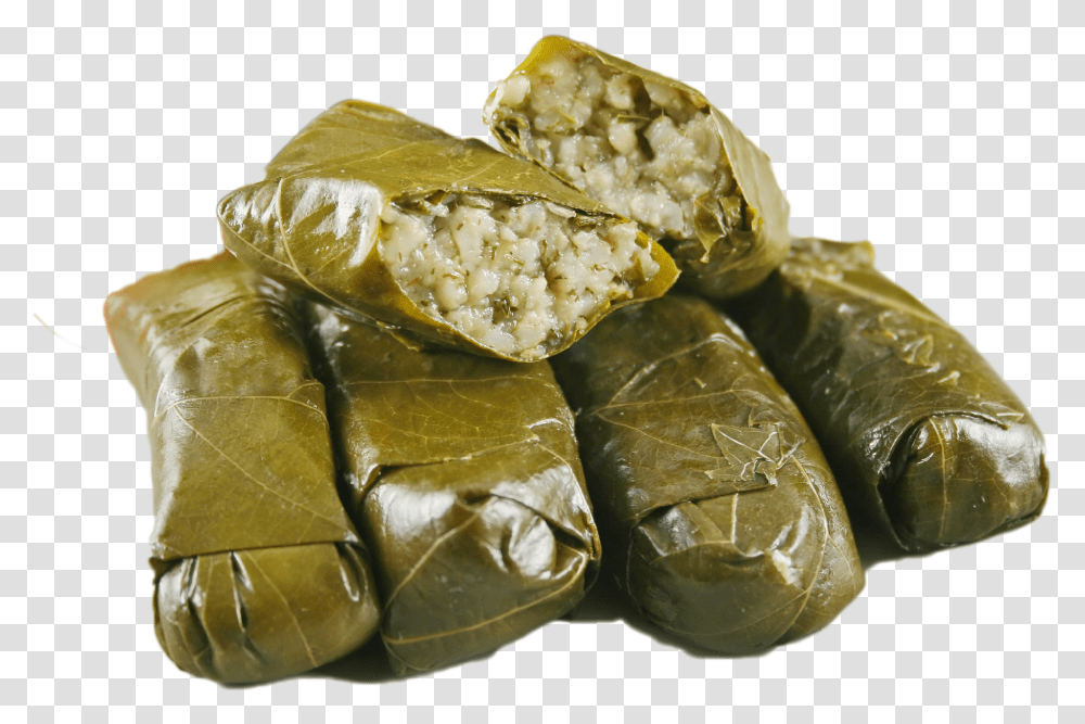 Grape Leaves Stuffed With Rice Onions And Tomatoes Greek Dolmades, Plant, Food, Vegetable, Pickle Transparent Png