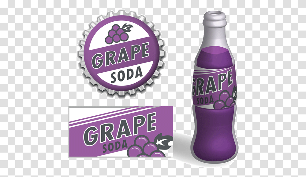 Grape Soda Up Grape Soda Top, Beverage, Drink, Bottle, Pop Bottle Transparent Png