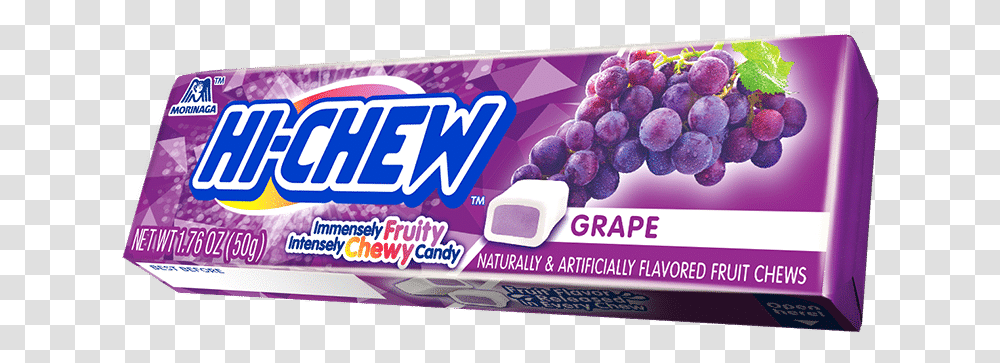 Grape Stick Hichew Green Apple High Chew, Food, Plant, Gum, Grapes Transparent Png