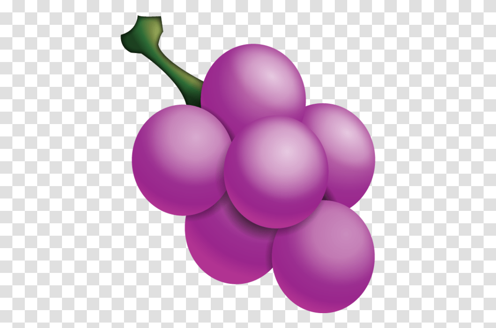 Grape Yummy Clipart Grape Emoji, Balloon, Plant, Fruit, Food Transparent Png