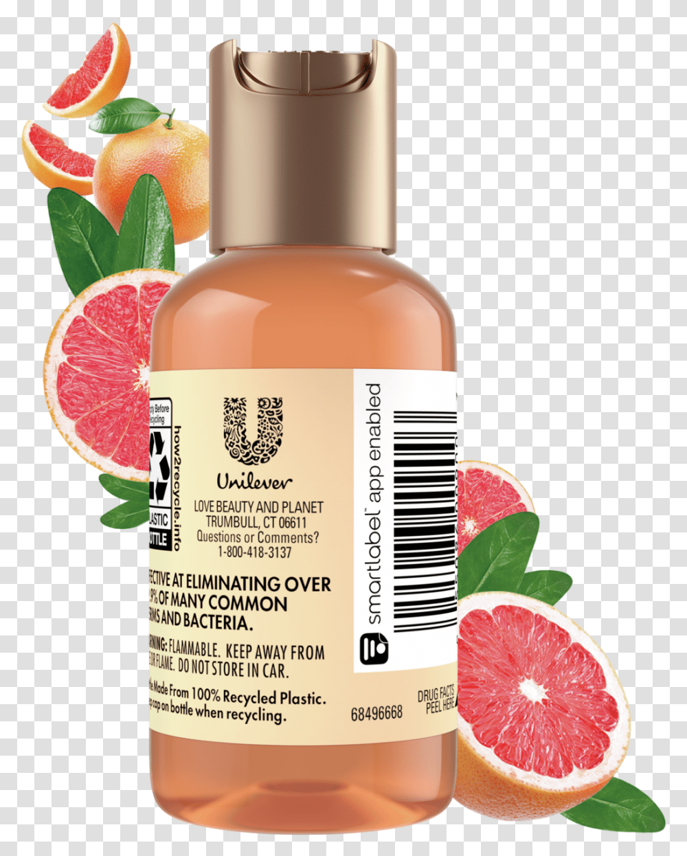 Grapefruit & Red Ginger Body Mist Love Beauty And Planet Small, Citrus Fruit, Produce, Food, Plant Transparent Png