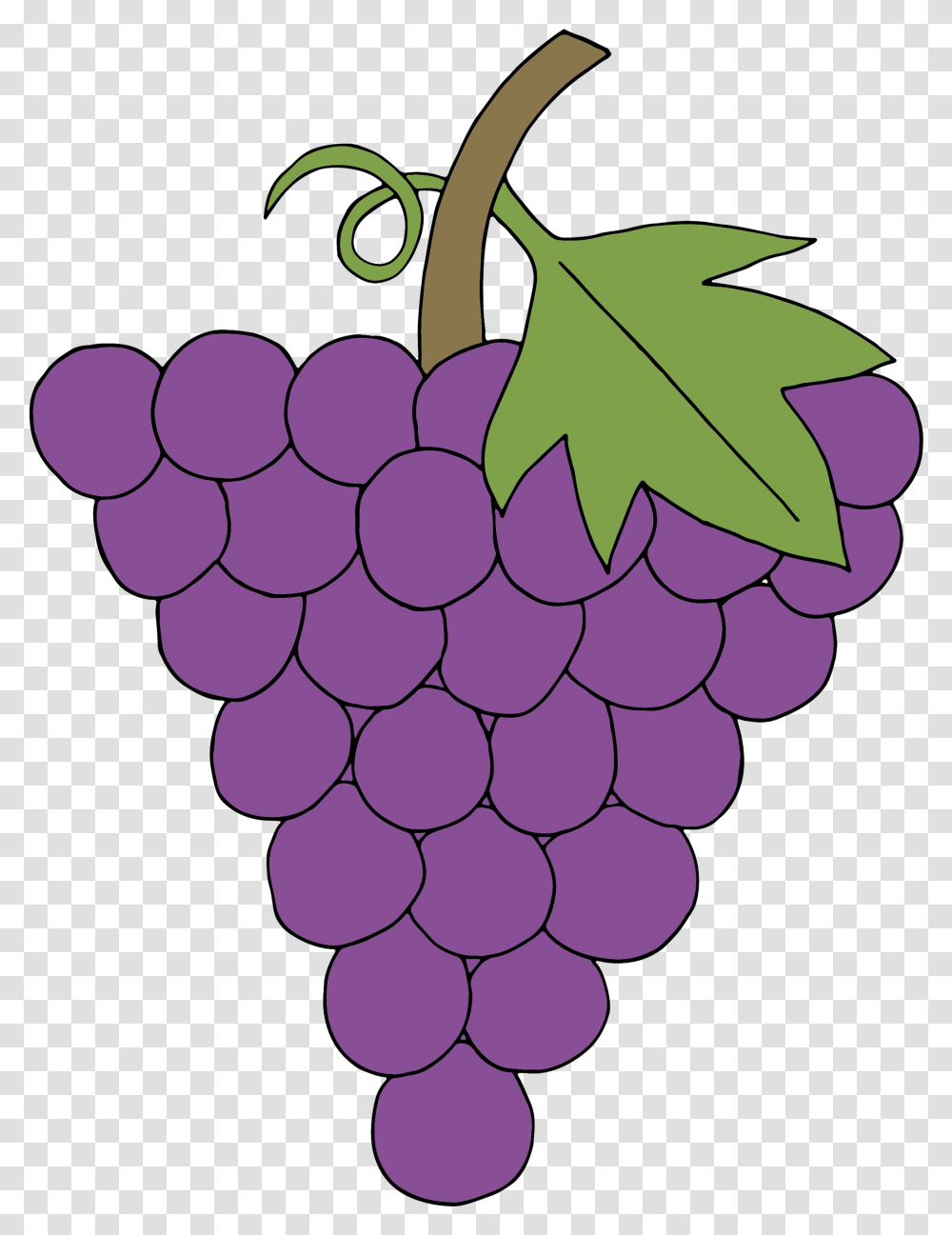 Grapes Clipart Corner Clipart Grape, Fruit, Plant, Food Transparent Png