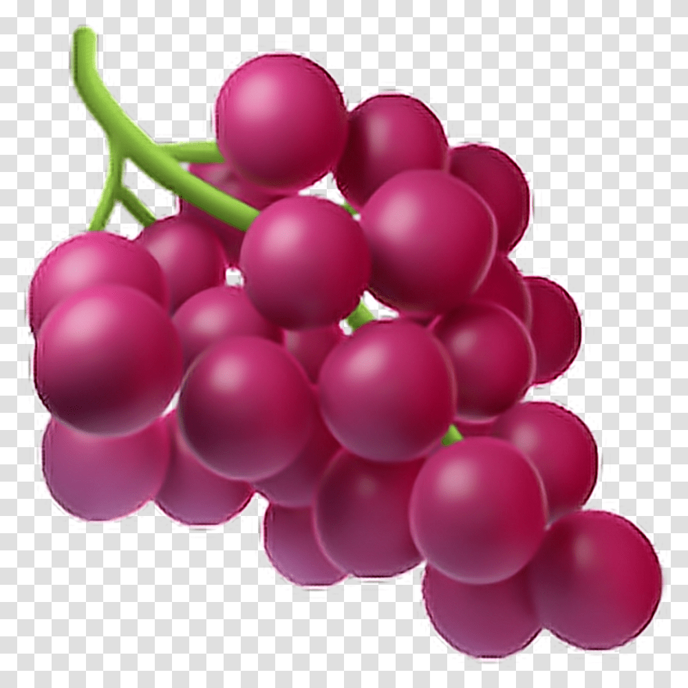 Grapes Clipart Purple Apple Fruit Emojis, Plant, Food, Balloon Transparent Png