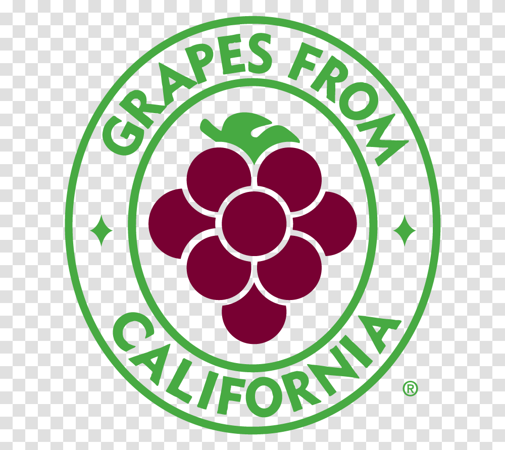 Grapes From California, Logo, Trademark, Label Transparent Png