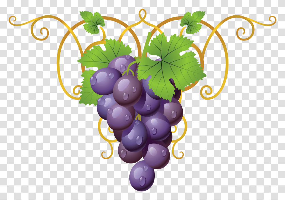 Grapevine Clipart Clipart Grapes, Plant, Fruit, Food, Balloon Transparent Png