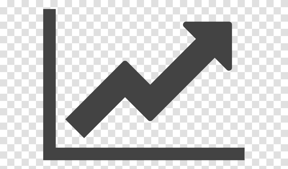 Graph Clipart Growth Graph Line Chart Icon Font Awesome, Axe, Cross Transparent Png